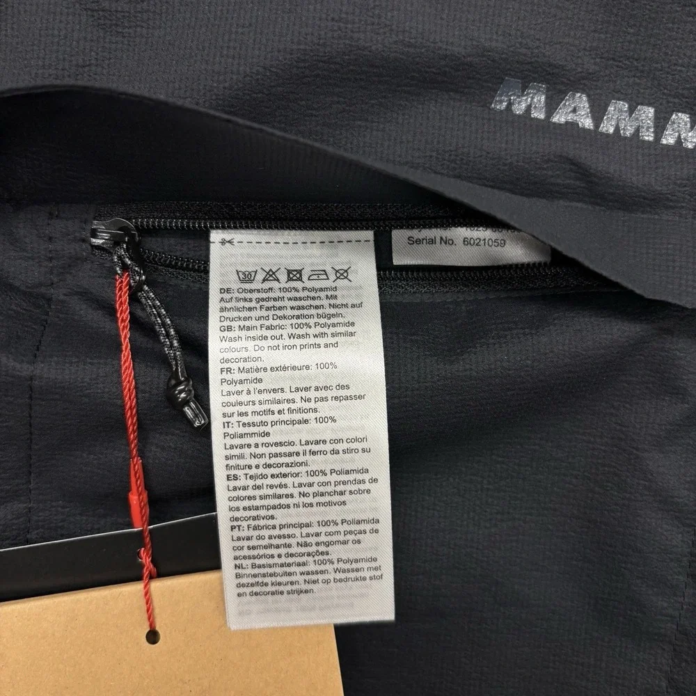 NEW Mammut THE Shorts Mens 46 Ultra Lightweight Black Outdoor Athletic 35x8